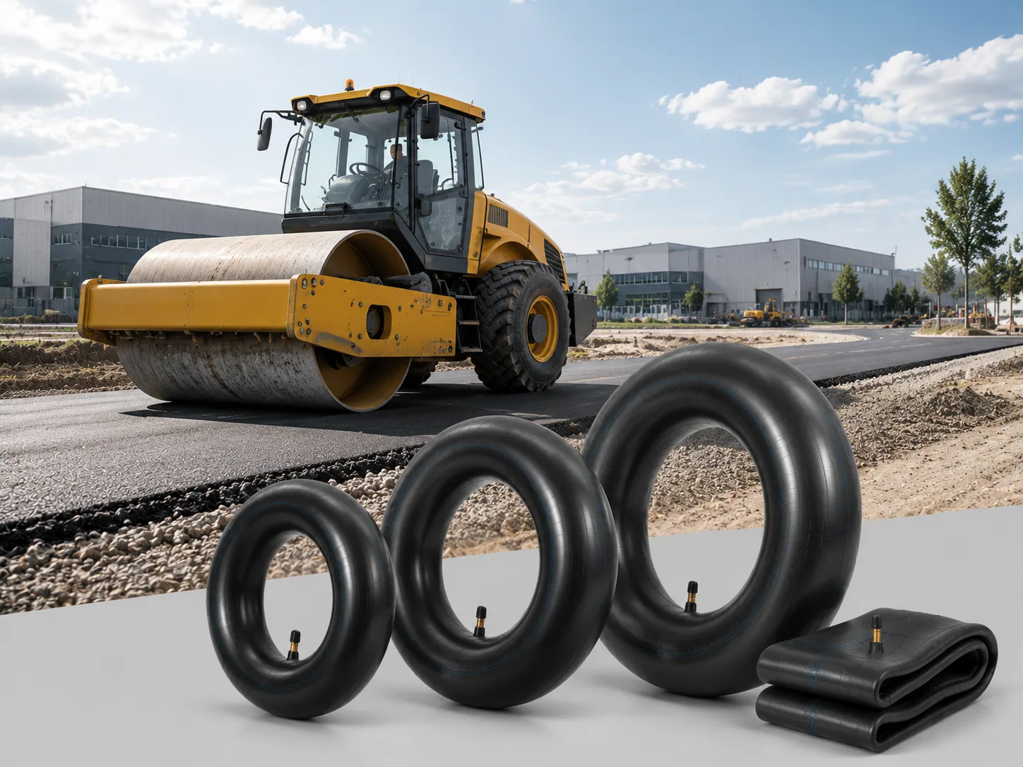 Forklift inner tube application