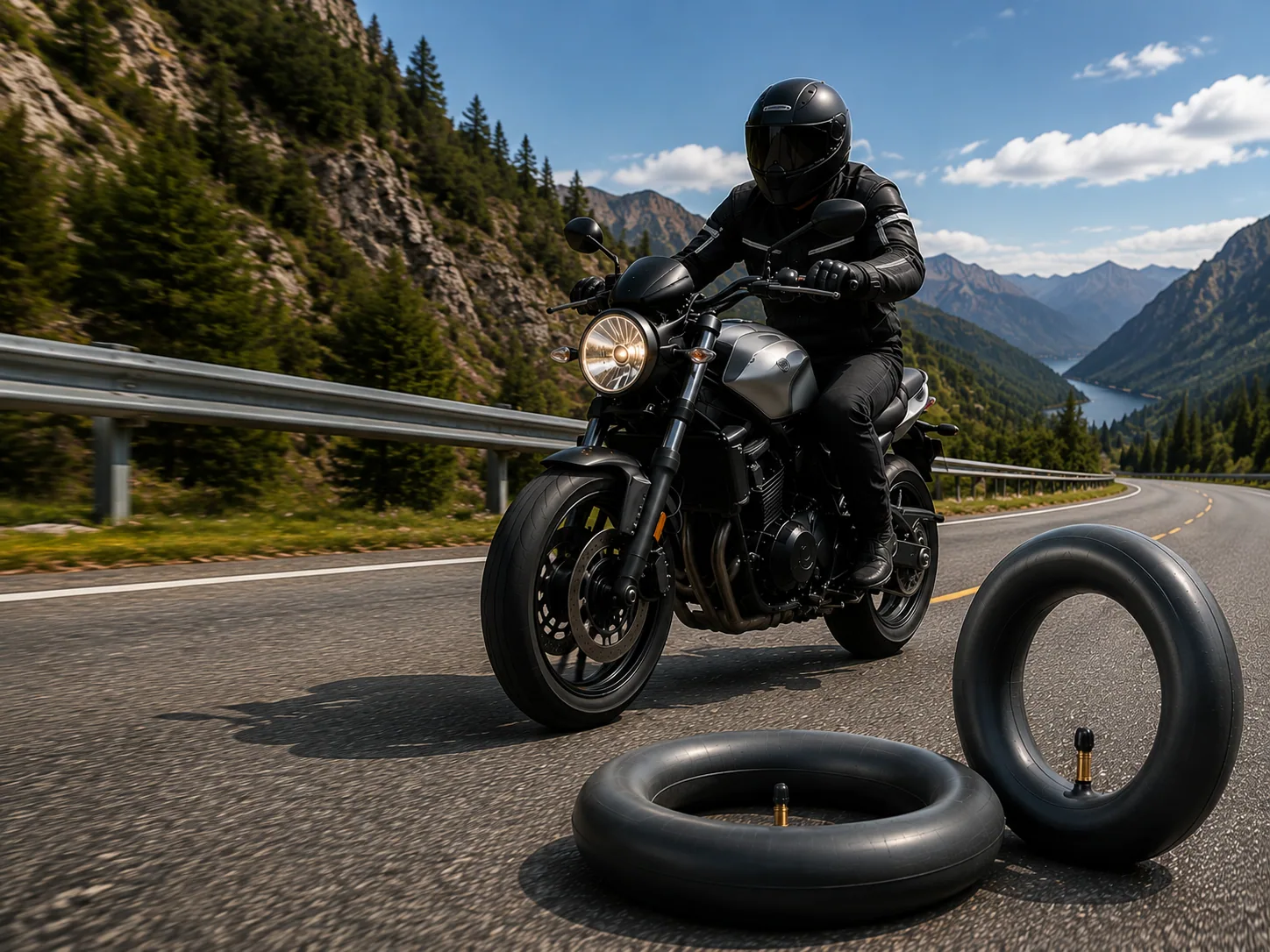 Motorcycle inner tube application