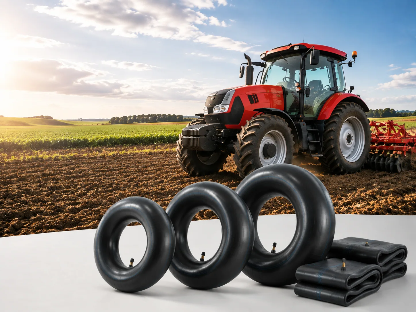 Tractor inner tube application