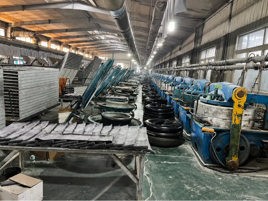 Inner tube production line at JABIL factory